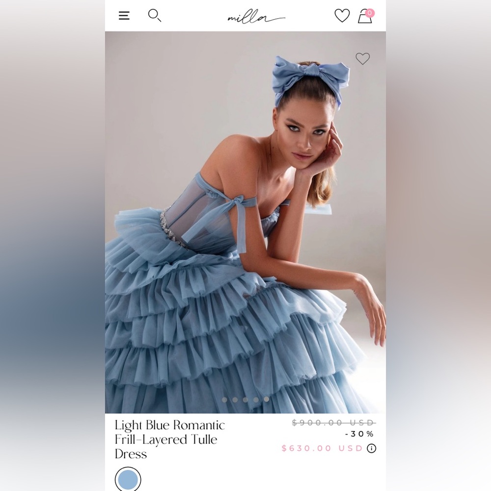 MillaNova Blue dress.